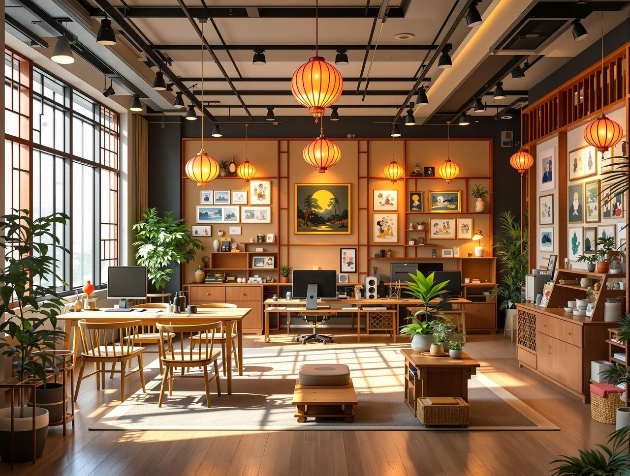 搜短剧在线品牌故事 - 动画工作室温馨场景